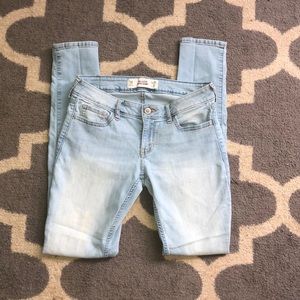 Hollister super skinny light wash jeans